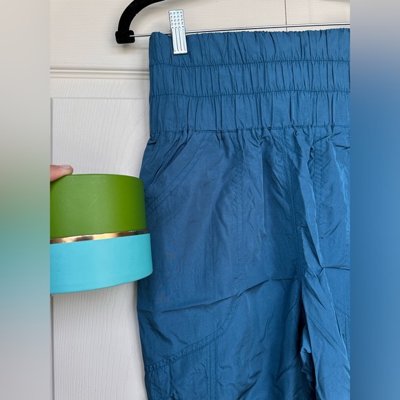 Free People movement teal lightweight The way home track pants joggers size smal - Picture 5 of 12
